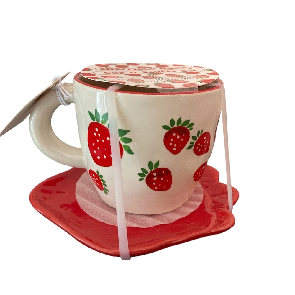 Sheffield Home Strawberry Cup & Saucer Set